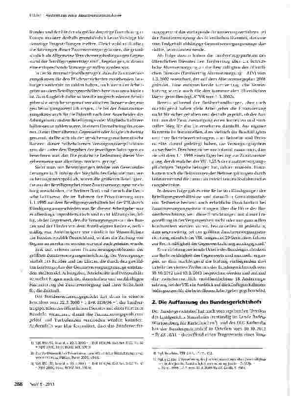 Vorschauseite 2: Austritt aus einer Zusatzversorgungskasse