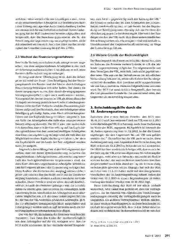 Vorschauseite 5: Austritt aus einer Zusatzversorgungskasse