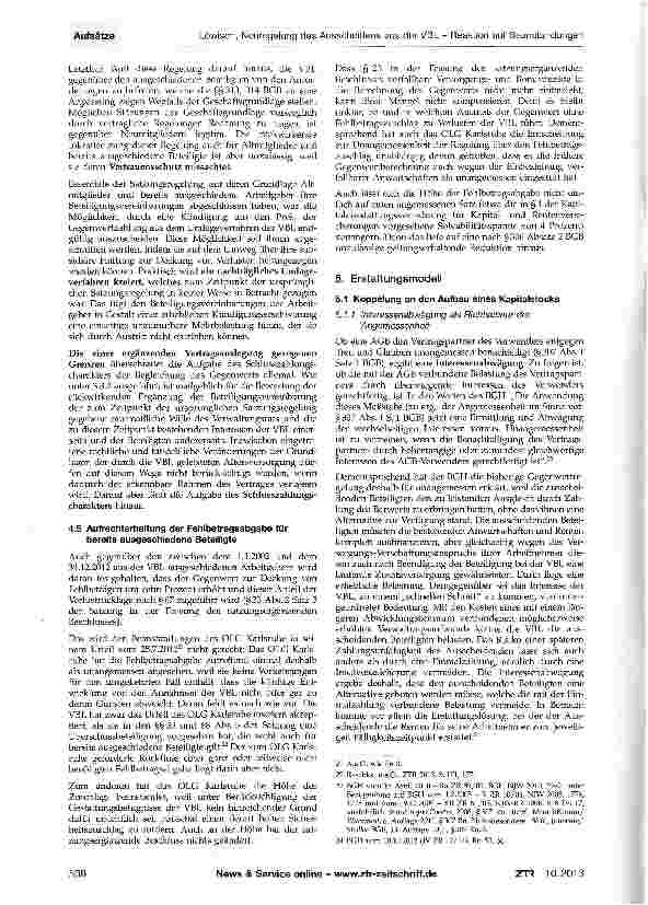 Vorschauseite 5: Neuregelung des Ausscheidens aus der VBL - Reaktion auf Beanstandungen der Rechtsprechung