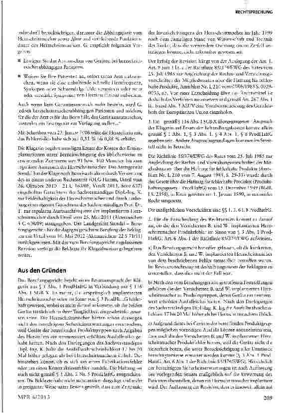 Vorschauseite 2: BGH Vorabentscheidungsersuchen zur Auslegung des Fehlerbegriffs