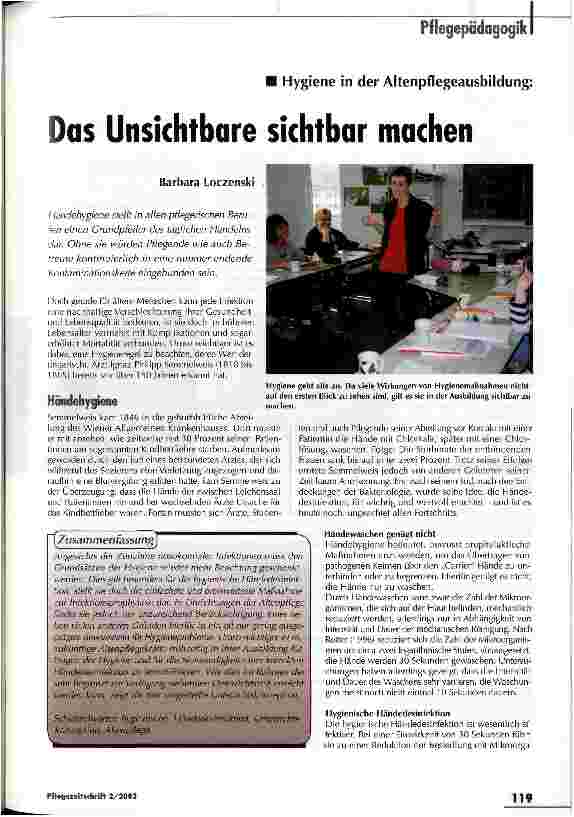 Vorschauseite 1: Das Unsichtbare sichtbar machen