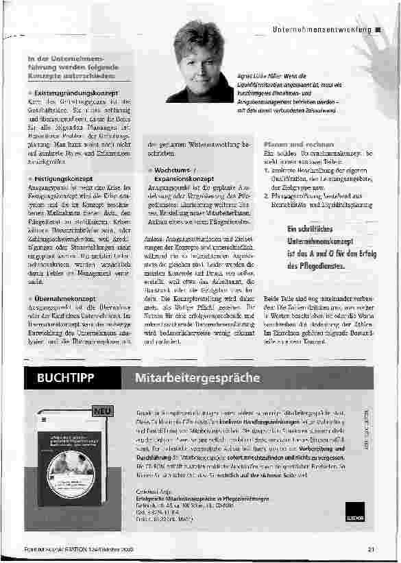 Vorschauseite 2: Schriftliches Konzept als Grundlage für den Erfolg