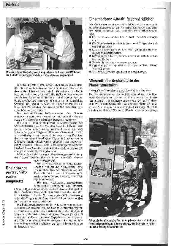 Vorschauseite 2: Stadtplanung Neuorganisation der ambulanten Dienste im Mainz