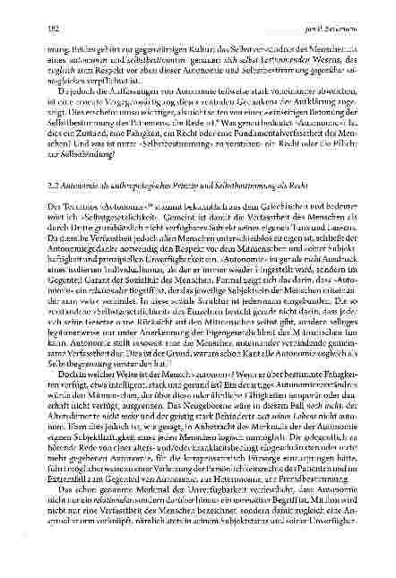 Vorschauseite 4: Das Recht auf Erstellung von Vorausverfügungen aus ethischer Sicht
