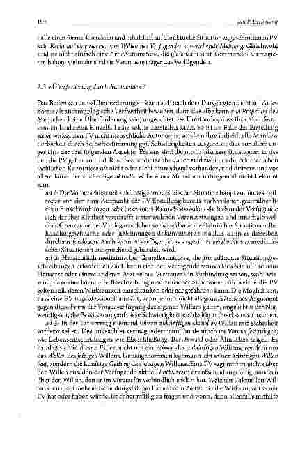Vorschauseite 6: Das Recht auf Erstellung von Vorausverfügungen aus ethischer Sicht