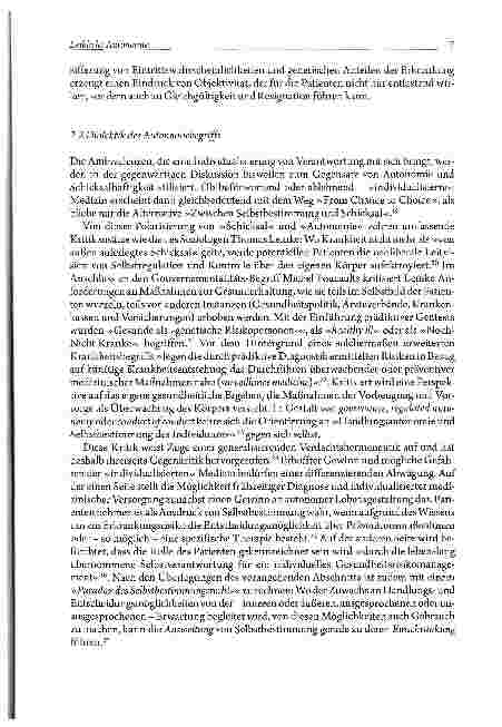 Vorschauseite 5: Leibliche Autonomie Zum Umgang mit Ambivalenzen des Autonomiebegriffs in der »individualisierten Medizin«