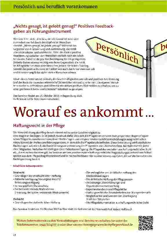 Vorschauseite 1: Worauf es ankommt...