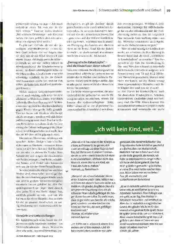 Vorschauseite 2: Ich will kein Kind