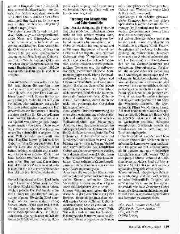 Vorschauseite 2: Die Geburt - ein Fest 5: .. .Eltern sein dagegen sehr