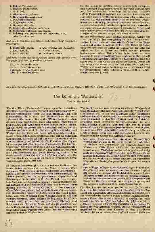 Vorschauseite 1: Der künstliche Winterschlaf