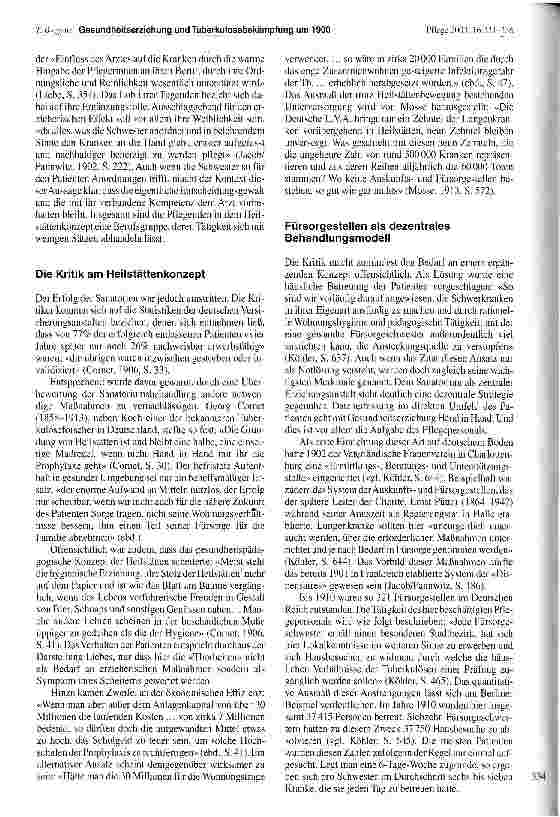 Vorschauseite 4: Gesundheitserziehung und Tuberkulosebekämpfung um 1900