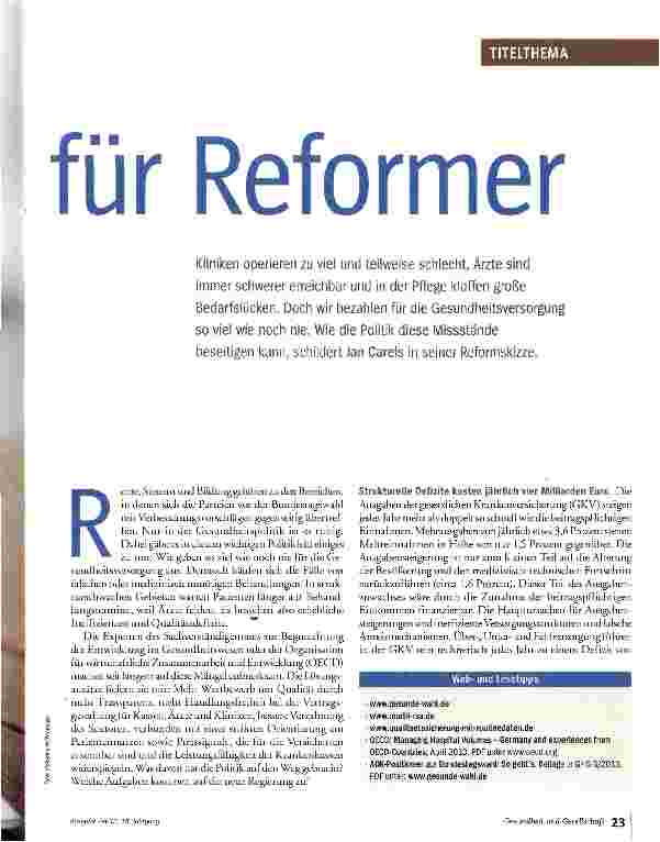 Vorschauseite 2: Handbuch für Reformer