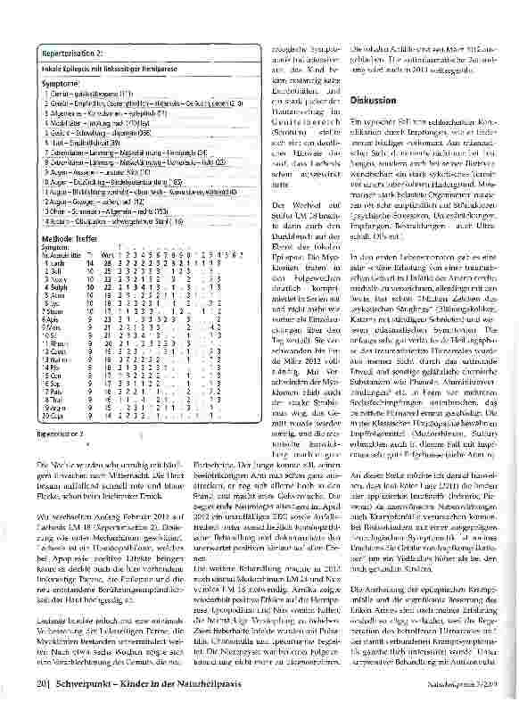 Vorschauseite 4: Epilepsie und Klassische Homöopathie