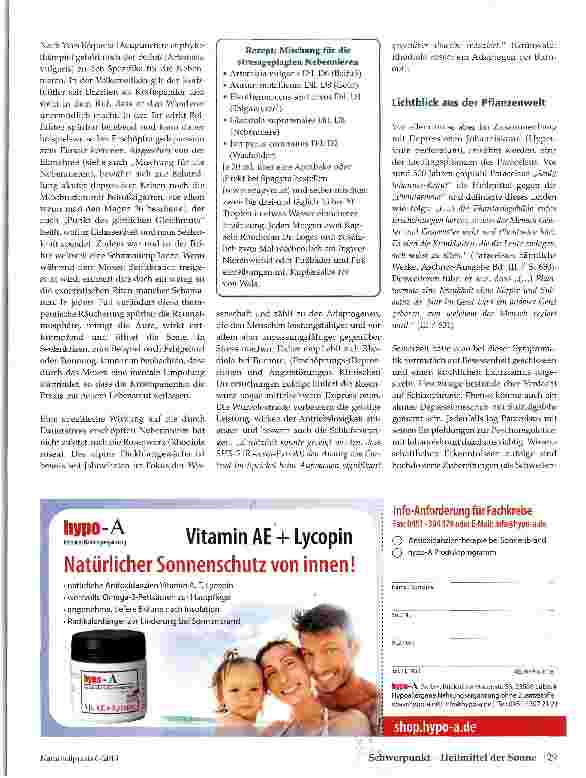 Vorschauseite 4: Sonnendoping für die Seele