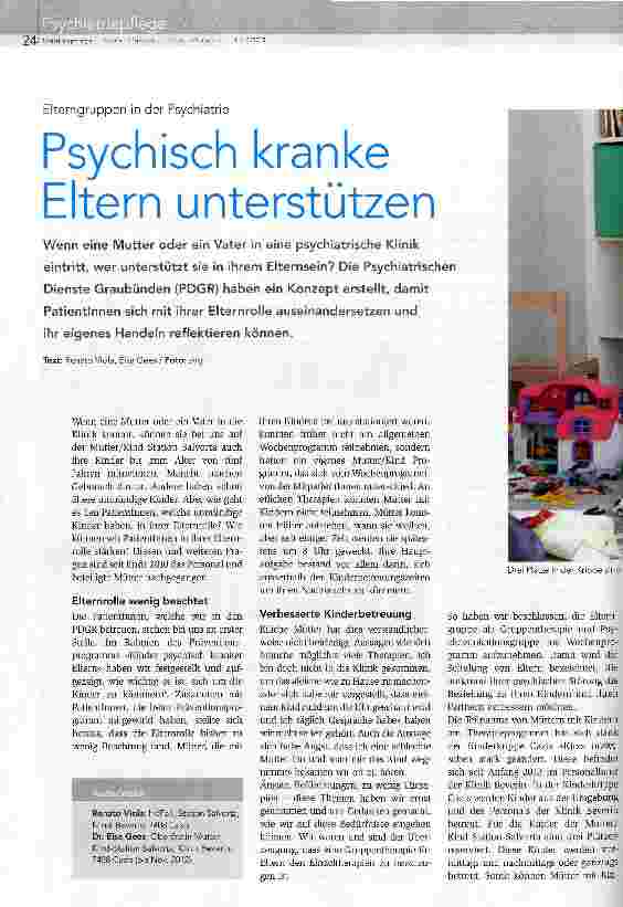 Vorschauseite 1: Psychisch kranke Eltern unterstützen