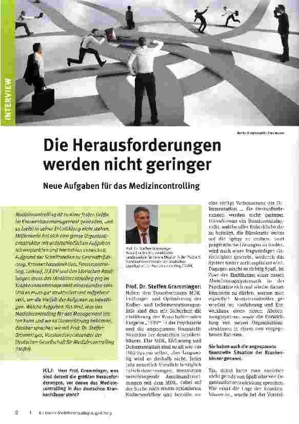 Vorschauseite 1: Die Herausforderungen werden nicht geringer