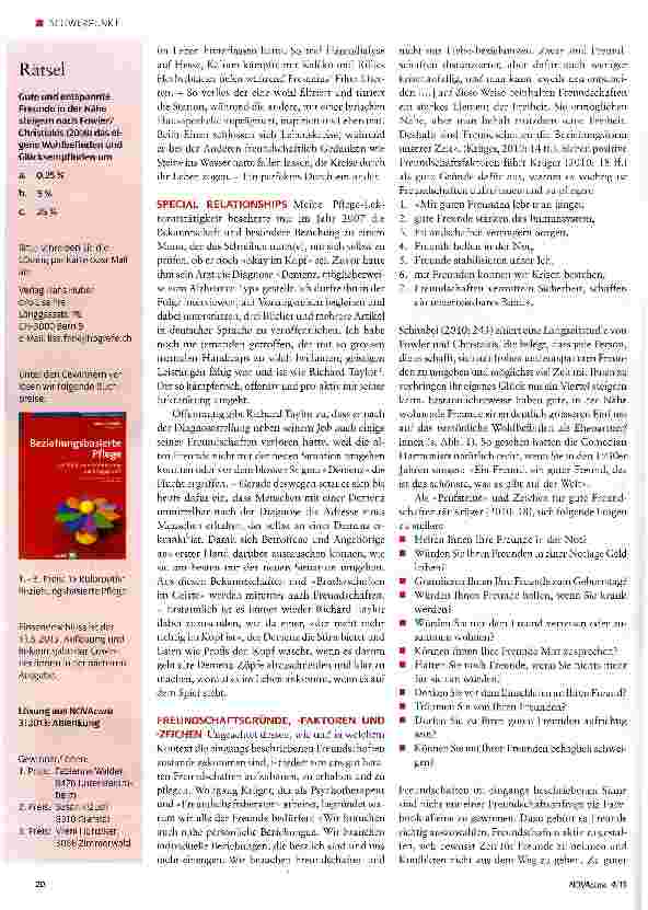 Vorschauseite 2: Können Patienten Freunde sein? ... und wozu Freunde sonst noch gut sind