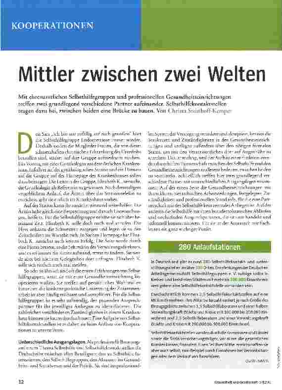 Vorschauseite 1: Mittler zwischen zwei Welten