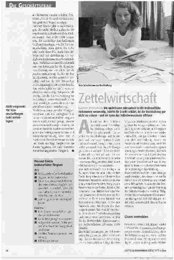 Vorschauseite 1: Zettelwirtschaft