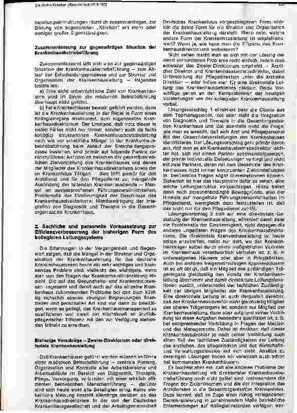 Vorschauseite 5: Gedanken zum modernen Management im Krankenhaus