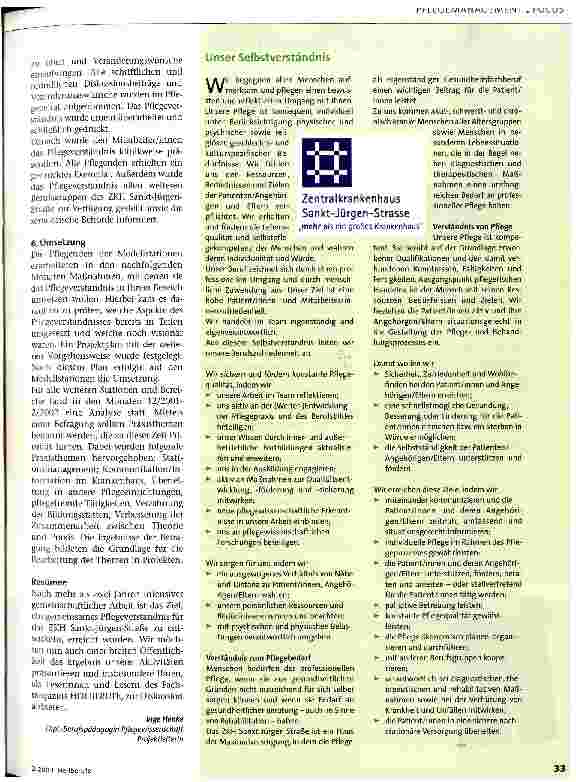 Vorschauseite 2: Der Weg zum Pflegeverständnis
