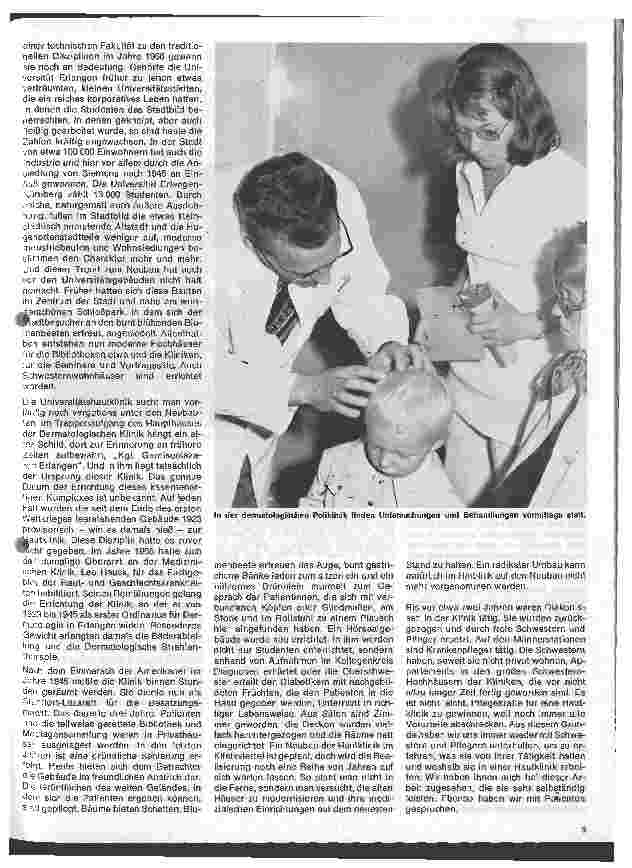 Vorschauseite 2: Die dermatologische Universitätsklinik und Poliklinik Erlangen