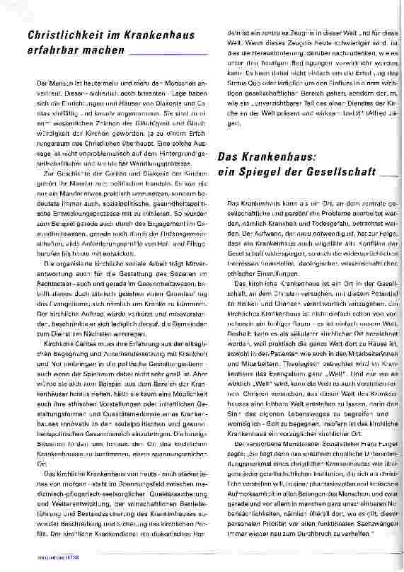 Vorschauseite 2: Barmherzigkeit möglich machen Katholische Krankenhäuser im Spannungsfeld zwischen Kirchlichkeit und Wirtschaftlichkeit