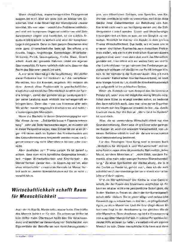 Vorschauseite 6: Barmherzigkeit möglich machen Katholische Krankenhäuser im Spannungsfeld zwischen Kirchlichkeit und Wirtschaftlichkeit