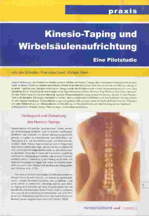 Vorschauseite 1: Kinesio-Taping und Wirbelsäulenaufrichtung