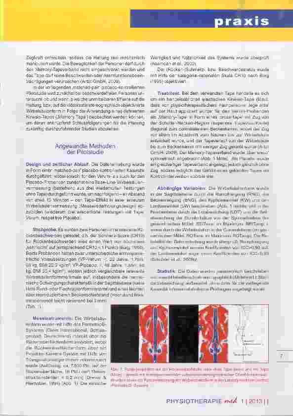 Vorschauseite 3: Kinesio-Taping und Wirbelsäulenaufrichtung