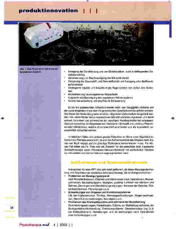 Vorschauseite 2: Pneumatische Pulsationstherapie