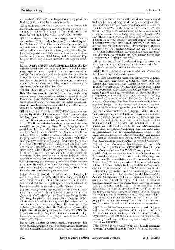 Vorschauseite 2: Höhe der Entgeltfortzahlung für die Teilnahme am „Grundkurs Schiffssicherung nach dem TVÖD-BT-V (Bund) TVÖD-BT-V Bund §46 Nr. 2 Abs. 1, Nr. 8, Nr. 9, Nr. 14 Satz 1; TVöD-AT §§ 3,…