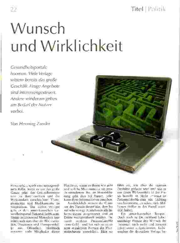 Vorschauseite 1: Wunsch und Wirklichkeit