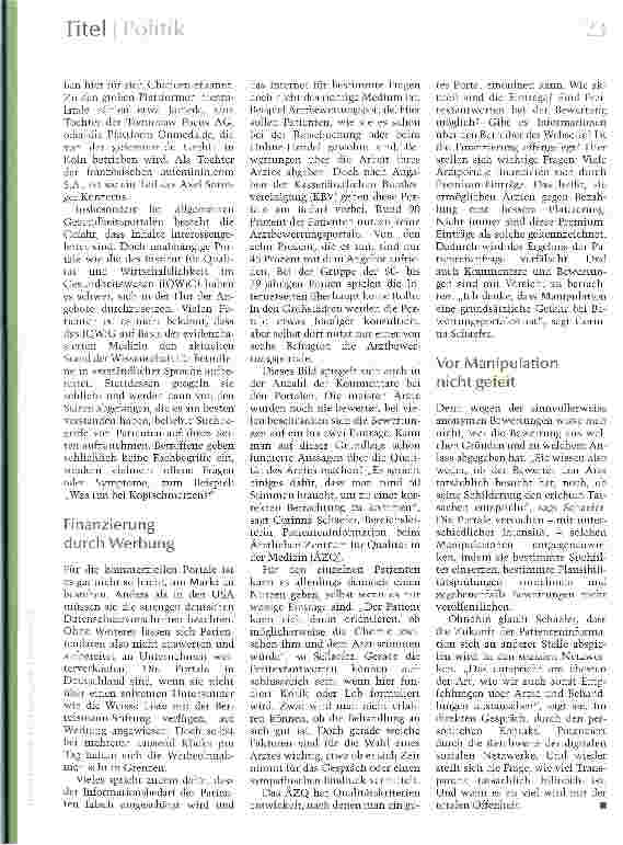 Vorschauseite 2: Wunsch und Wirklichkeit