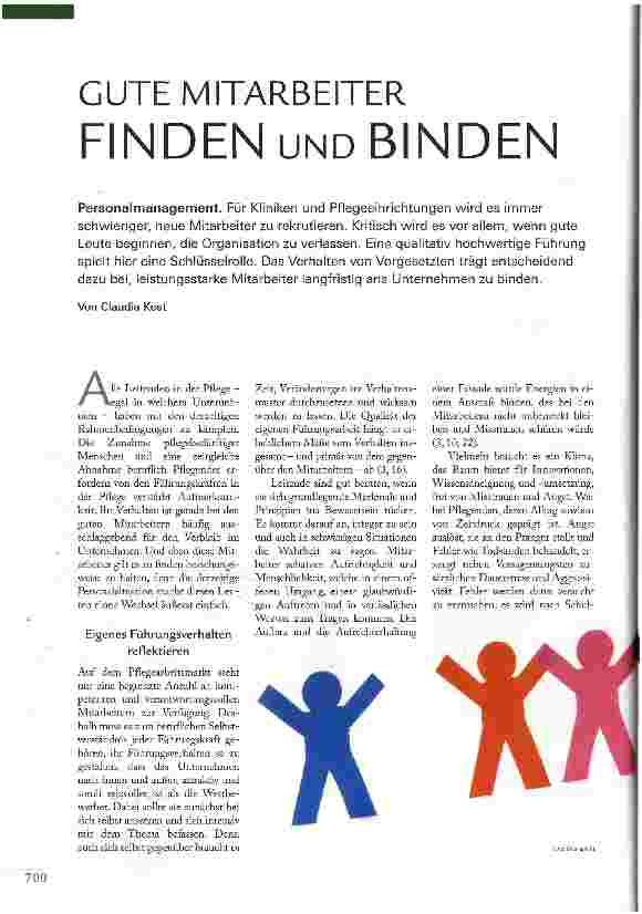 Vorschauseite 1: GUTE MITARBEITER FINDEN UND BINDEN