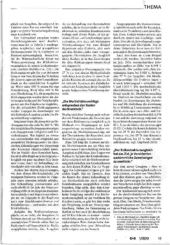 Vorschauseite 4: Der morbiditätsorientierte Risikostrukturausgleich -Verständnis und Missverständnisse