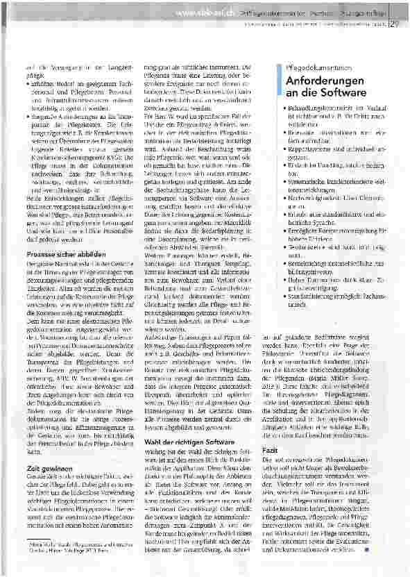 Vorschauseite 2: Pflegeprozess optimieren und Transparenz schaffen