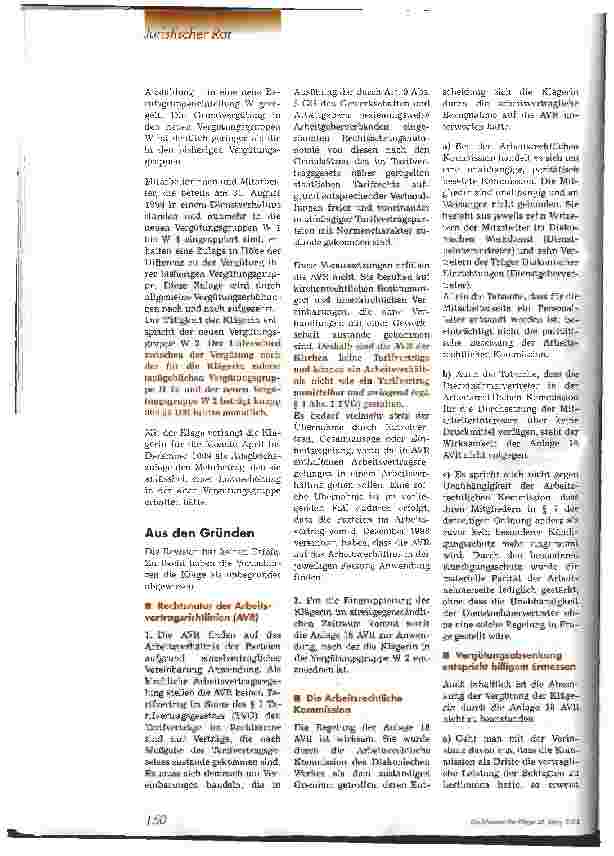 Vorschauseite 2: Absenkung des Gehaltstarifs
