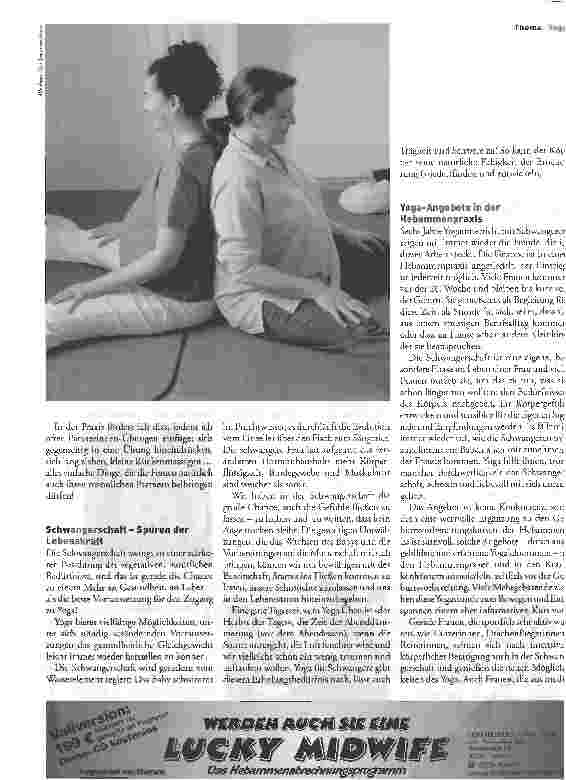 Vorschauseite 2: Bewegung und Ruhe - mit Yoga die Schwangerschaft erleben