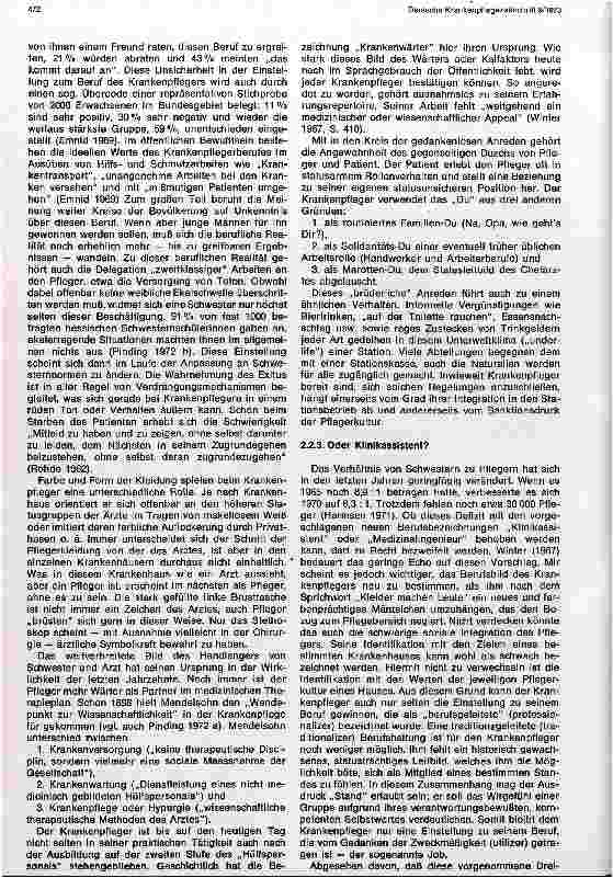 Vorschauseite 5: Krankenpfleger - die schweigende Minderheit