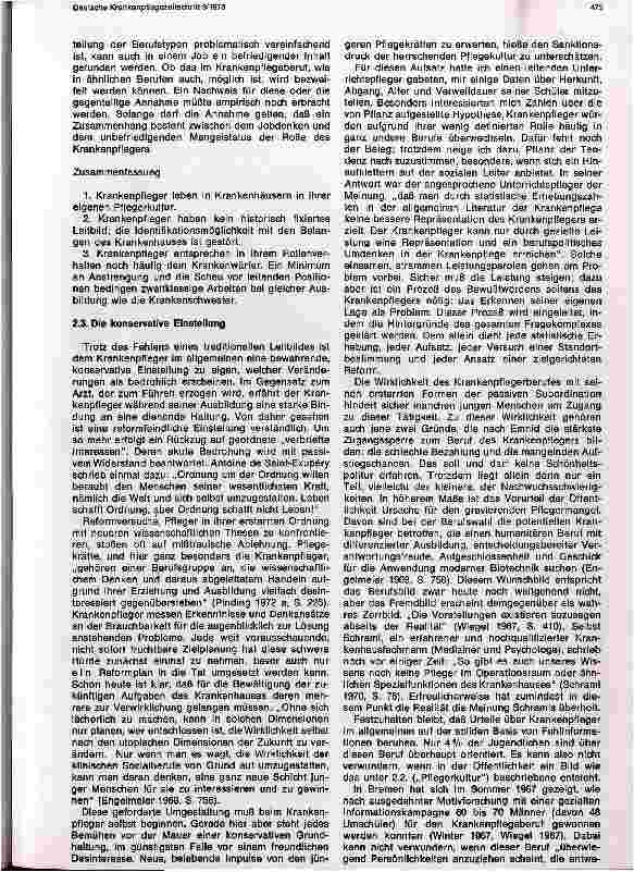 Vorschauseite 6: Krankenpfleger - die schweigende Minderheit