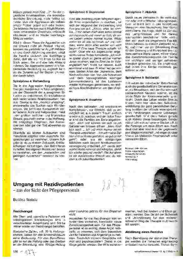 Vorschauseite 2: Der Umgang mit Rezidivpatienten aus der Sicht der Heilpädagogin