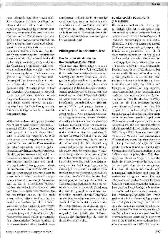 Vorschauseite 2: Sichtbar zufrieden - Probleme, Ziele, Anforderungen im Berufsfeld Krankenpflege (1949-2003)