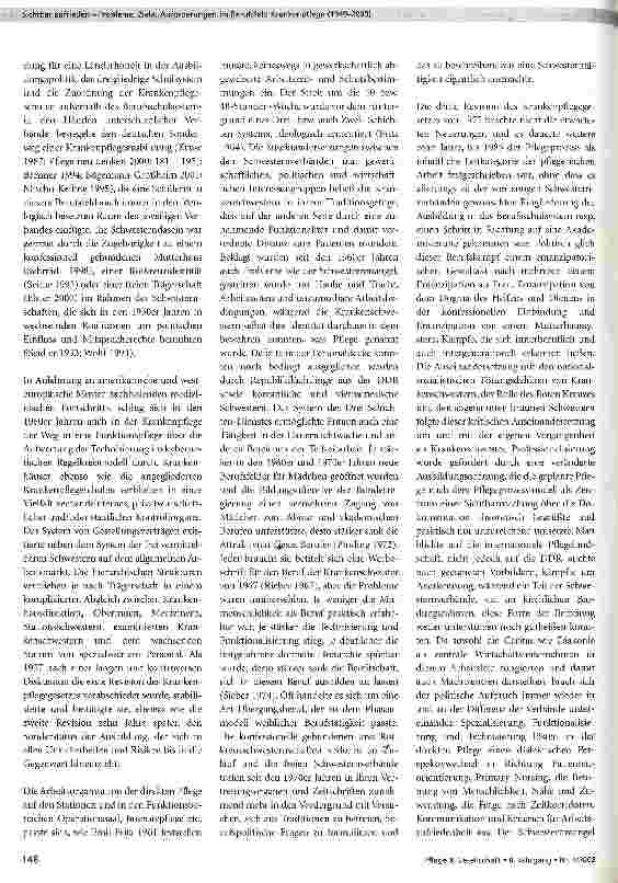Vorschauseite 3: Sichtbar zufrieden - Probleme, Ziele, Anforderungen im Berufsfeld Krankenpflege (1949-2003)