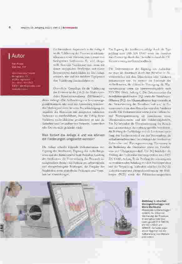 Vorschauseite 2: KRINKO*: »Anforderungen an die Hygiene bei der Aufbereitung von Medizinprodukten«
