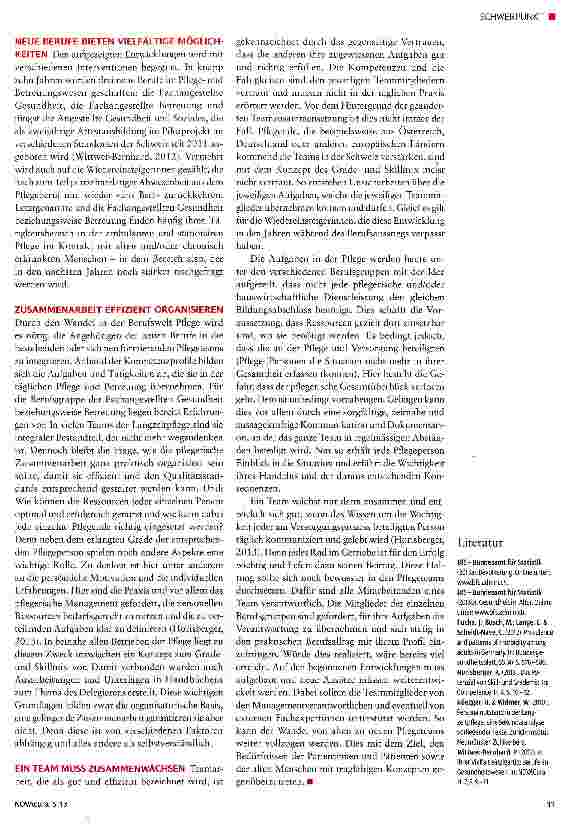 Vorschauseite 2: Gemeinsam erfolgreich pflegen und betreuen