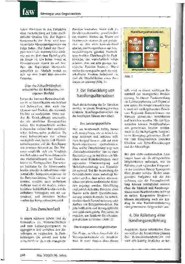 Vorschauseite 3: Wer sich nicht einmischt, gibt sich selbst verloren Warum und wie Kliniken mit einem Strukturgutachten der Politik die Argumente liefern können, die Krankenhauslandschaft aktiv zu…