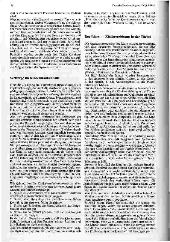 Vorschauseite 2: Innerbetriebliche Fortbildungswoche für Kinderkrankenschwestern