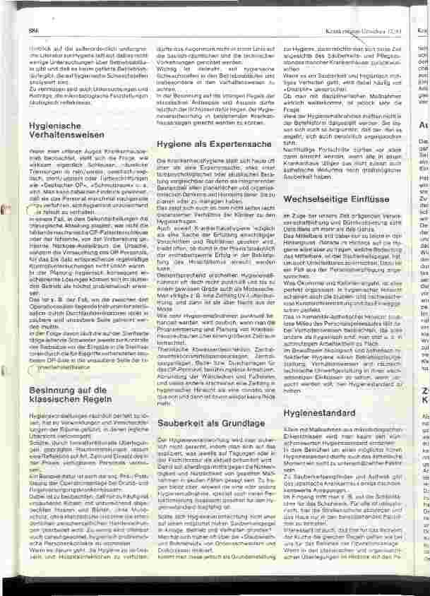 Vorschauseite 2: Baulich-technische Voraussetzungen der Hygiene in bestehenden Krankenhausanlagen