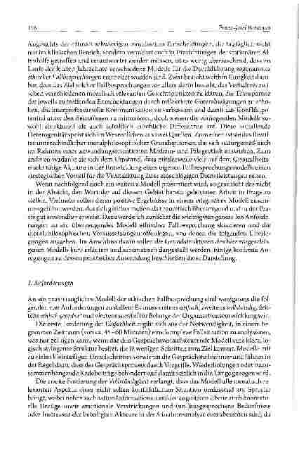 Vorschauseite 2: Ein integratives Modell für die ethische Fallbesprechung